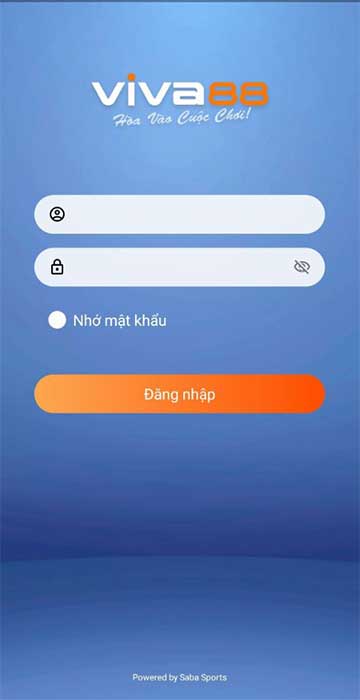 Giao diện app viva88